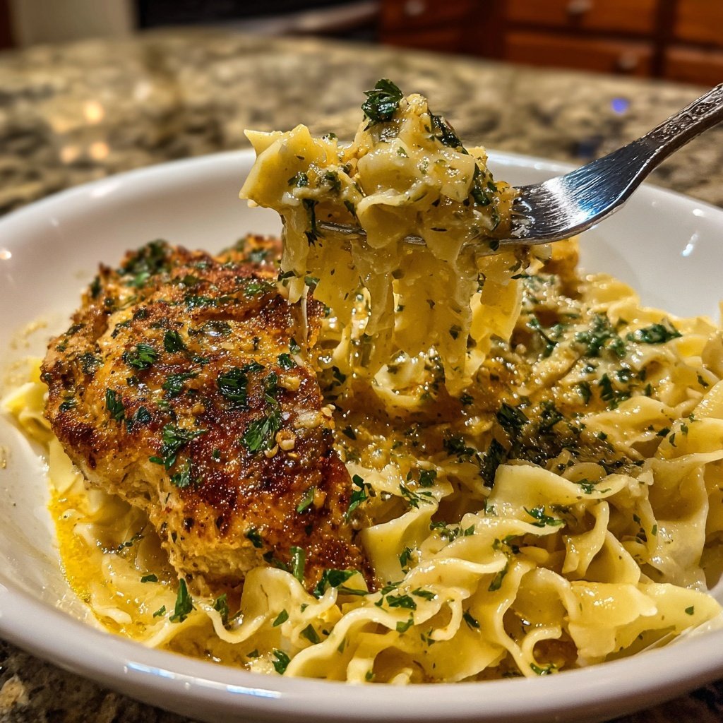 Chicken with Buttered Noodles