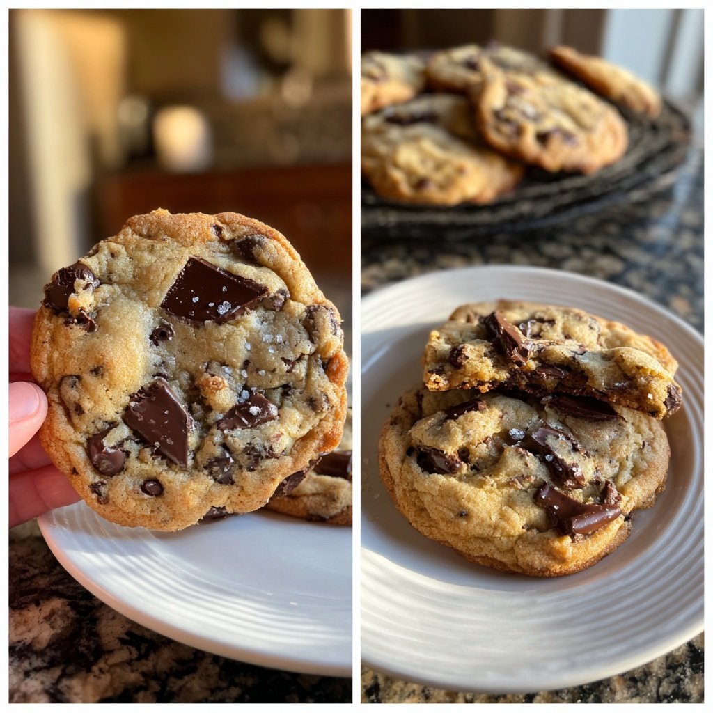 Brown Butter Sea Salt Chocolate Chip Cookies​