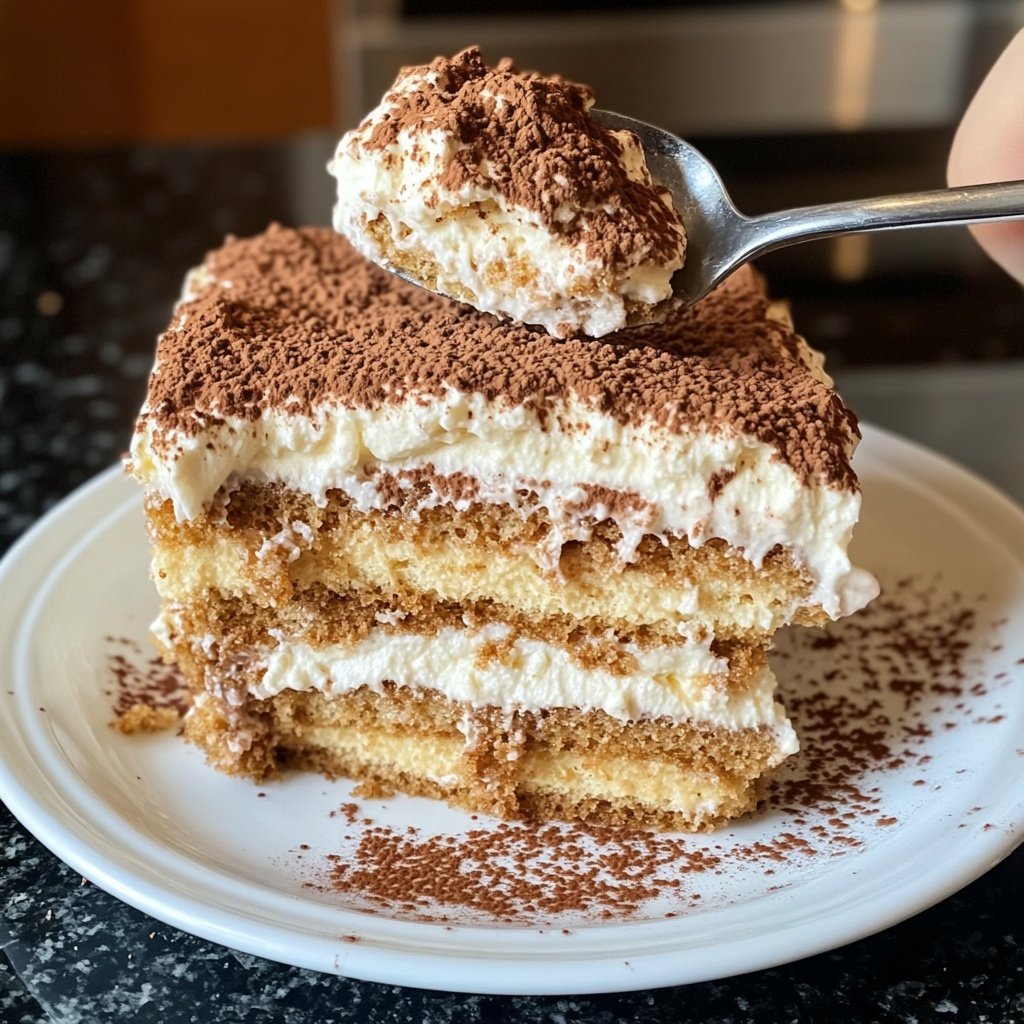 Speculoos Tiramisu with Mascarpone Cream
