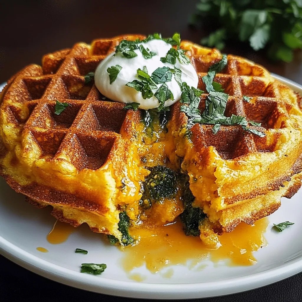 Spicy Cheddar Jalapeño Cornbread Waffles: An Incredible Ultimate Recipe