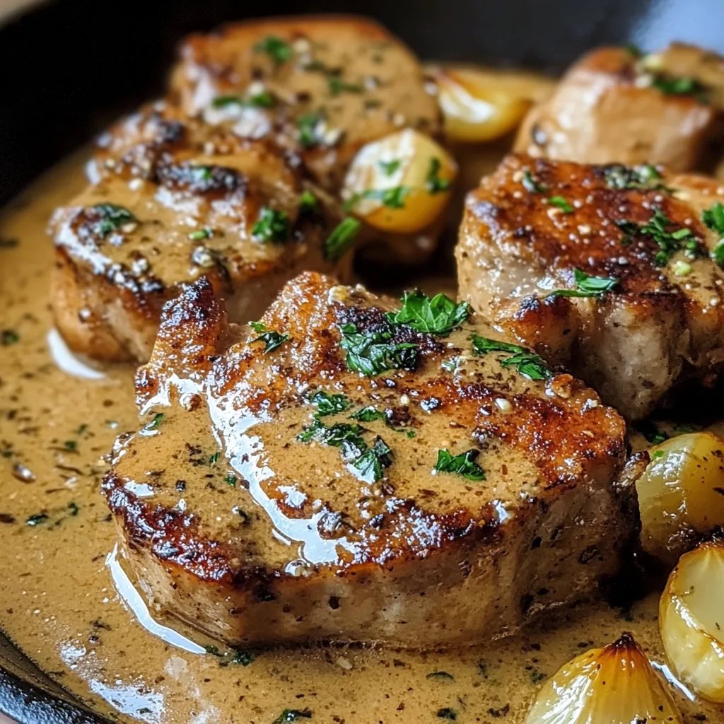 Pork Chops in Creamy Garlic Sauce: An Incredible Ultimate Recipe